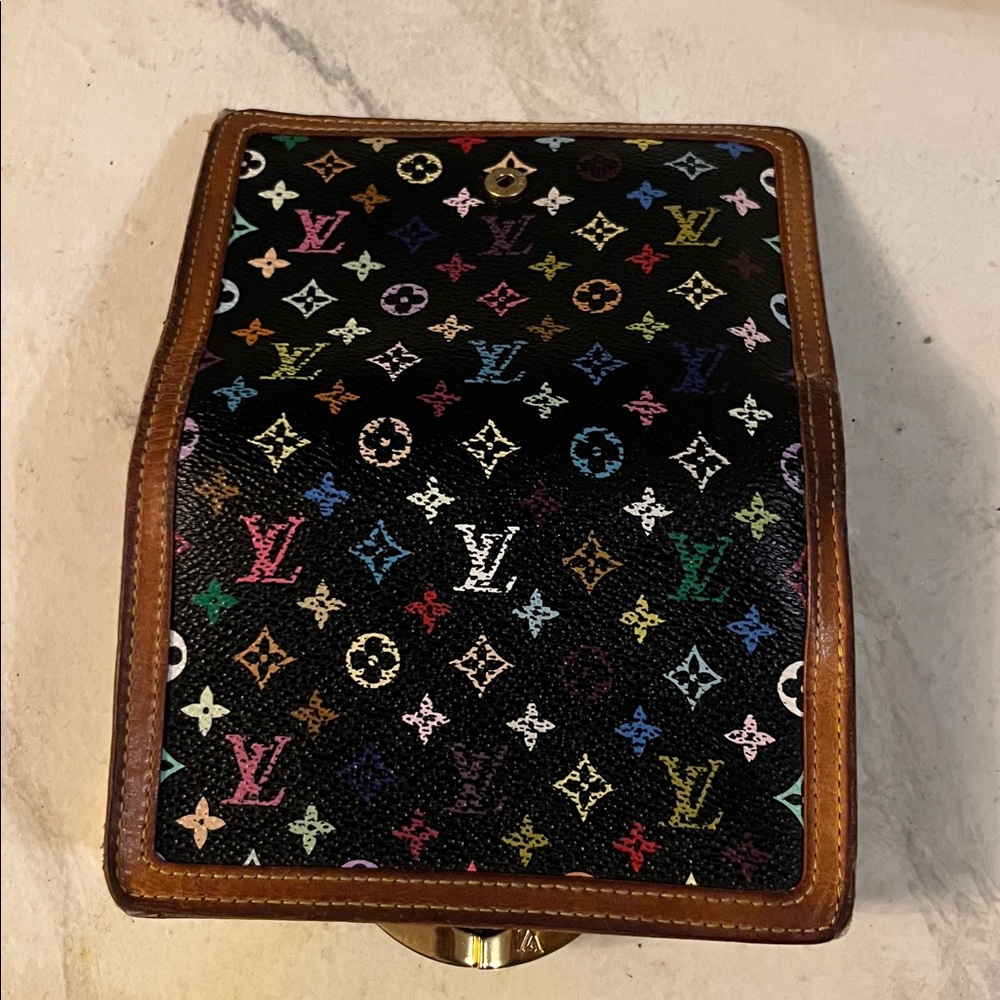 Louis Vuitton Murakami Black Multicolor Wallet - Picture 8 of 12